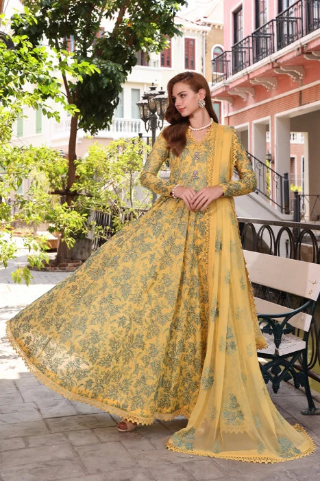 PREMIUM LAWN 3PC EMBROIDERED DRESS EMBROIDERED DUPATTA D-556