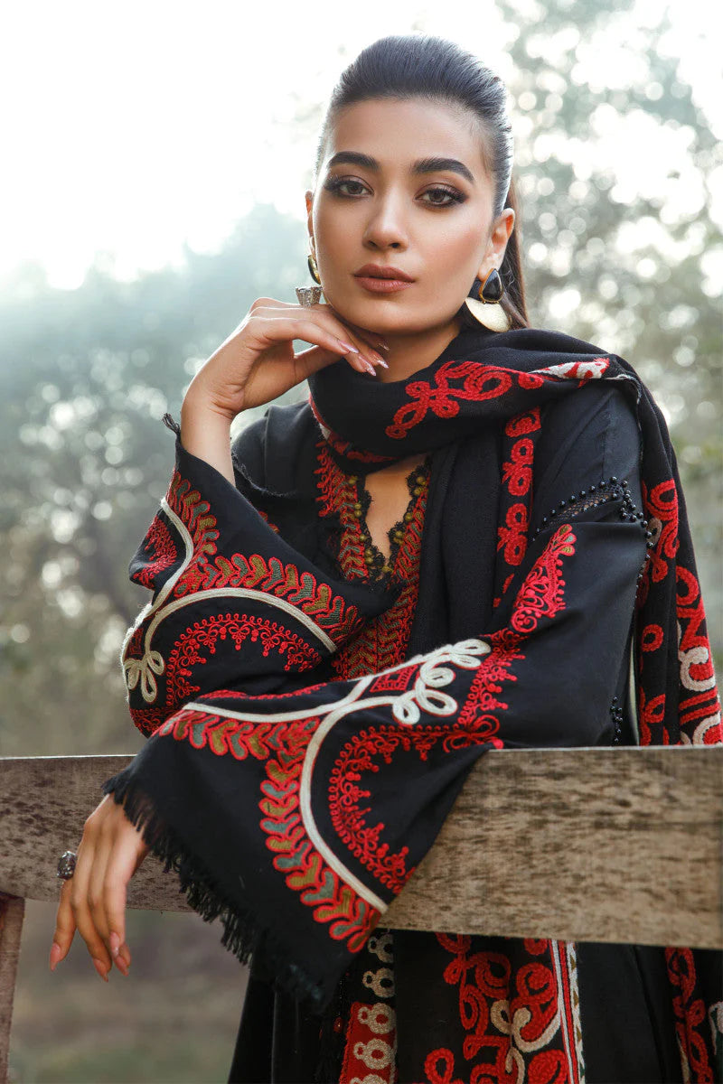 PREMIUM LAWN 3pc Embroided Unstitched Designer suit D-934