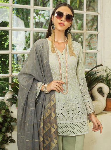 D-3B BLUSH TALES LUXURY CHIKANKARI FESTIVE PREMIUM LAWN COLLECTION