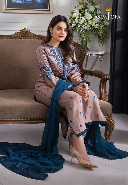 PREMIUM LAWN 3pc Embroided Unstitched Designer suit D-935