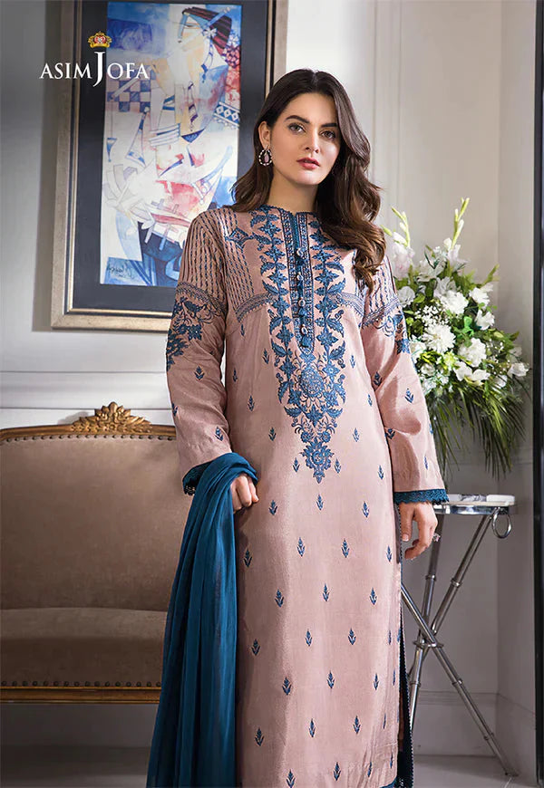 PREMIUM LAWN 3pc Embroided Unstitched Designer suit D-935