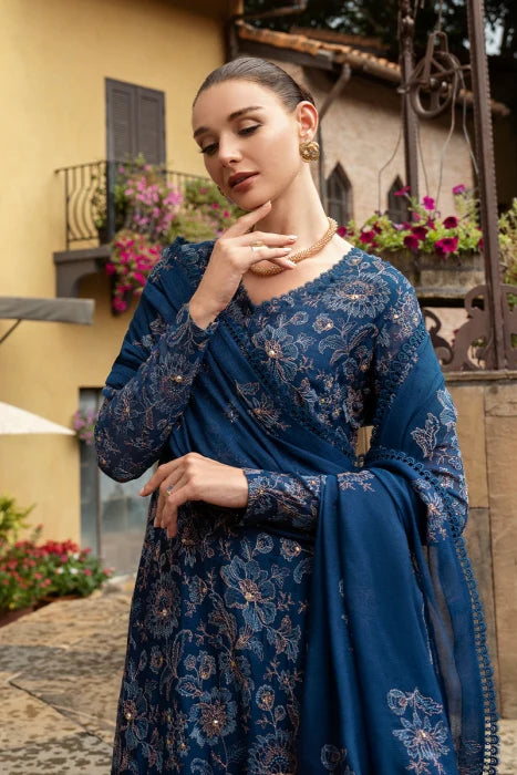 PREMIUM LAWN 3PC EMBROIDERED DRESS EMBROIDERED DUPATTA D-540